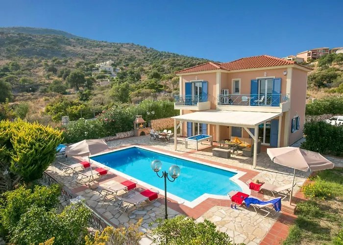 Villa Skala Beachview By Spathíon